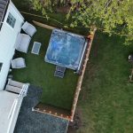 Rainbow Retreat Hot Tub Holiday Arial view