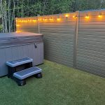 Rainbow Retreat Hot Tub Holiday Garden